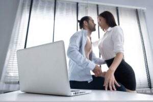 cheating with married man in office